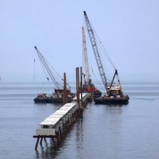 Installation of Precast Beams